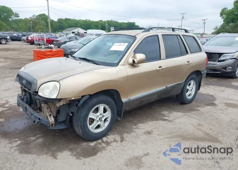 2004 Hyundai Santa Fe Gls/Lx из США, поврежденный, VIN KM8SC13D04U832873